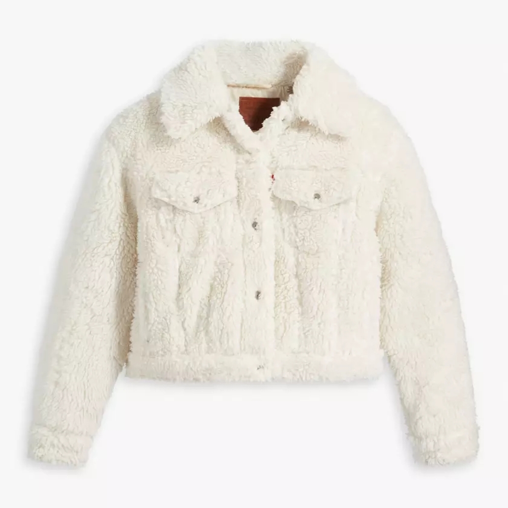 Levi's Baby Bubble Sherpa Cream Teddy Jacket